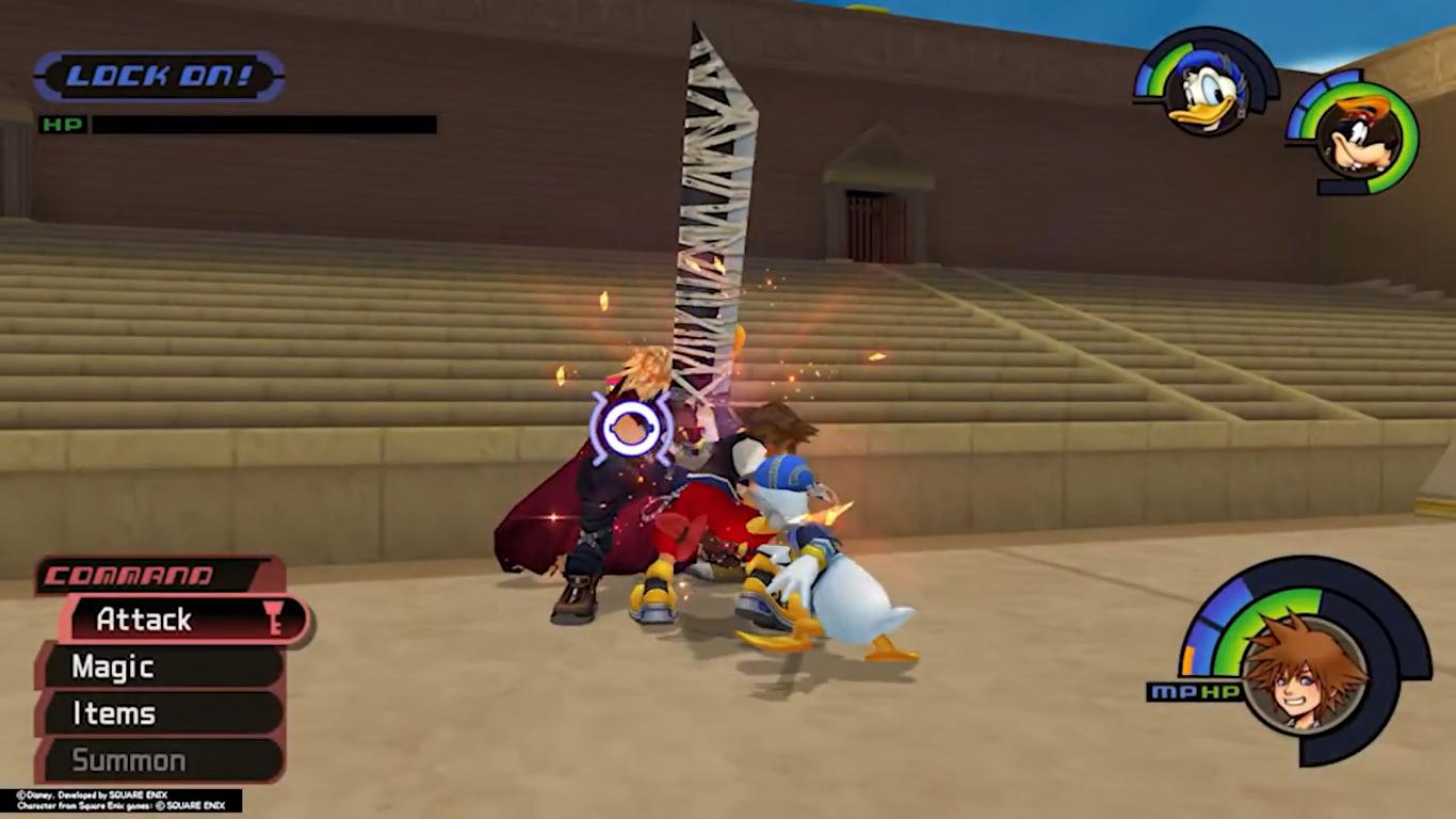 KINGDOM HEARTS -HD 1.5+2.5 ReMIX, KH, How to Defeat Cloud, PC, Screenshot, NoobFeed