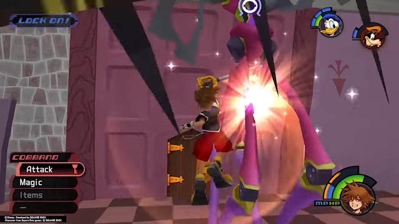 KINGDOM HEARTS -HD 1.5+2.5 ReMIX, KH, How to Defeat Trickmaster, PC, Screenshot, NoobFeed