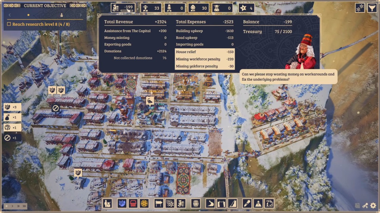 Laysara: Summit Kingdom, Quite OK Games, Future Friends Games, Gameplay, Mountain, City Builder, RPG, PC, Steam, Review, NoobFeed 