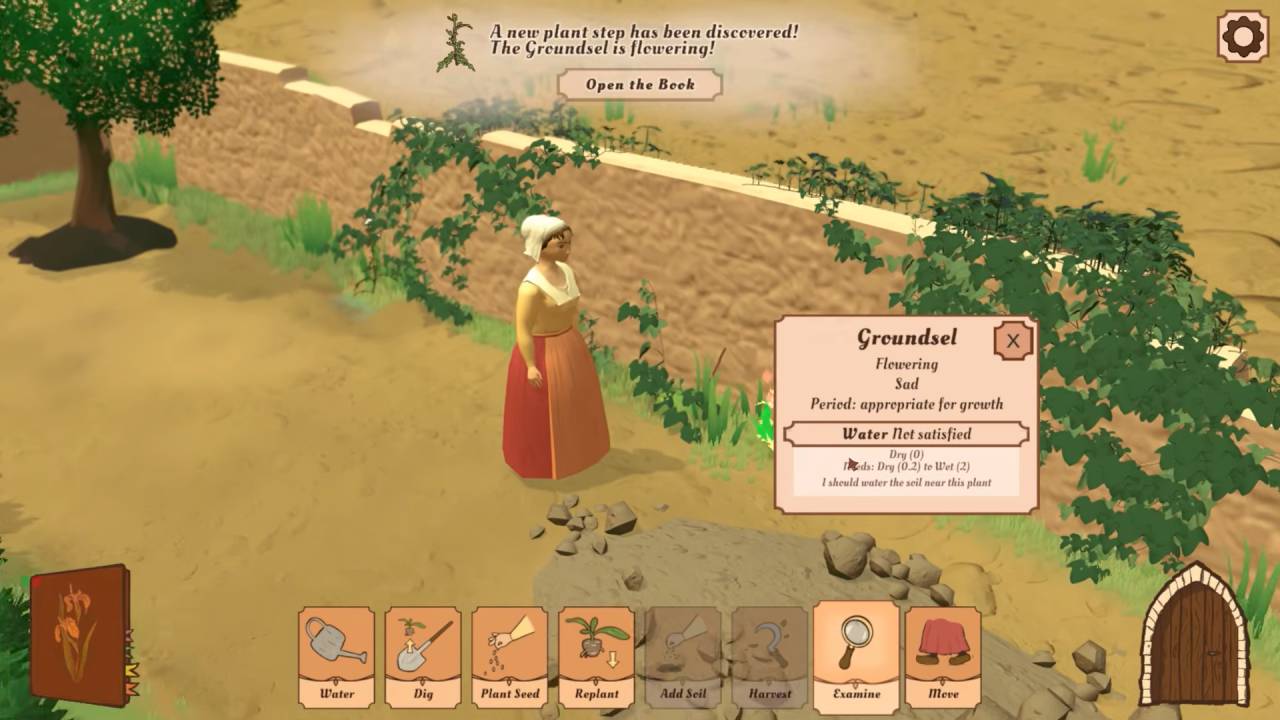 The Abbess Garden, Review, PC, Gameplay, Screenshot, Gardening Game