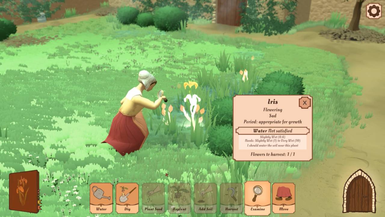 The Abbess Garden, Review, PC, Gameplay, Screenshot, Gardening Game
