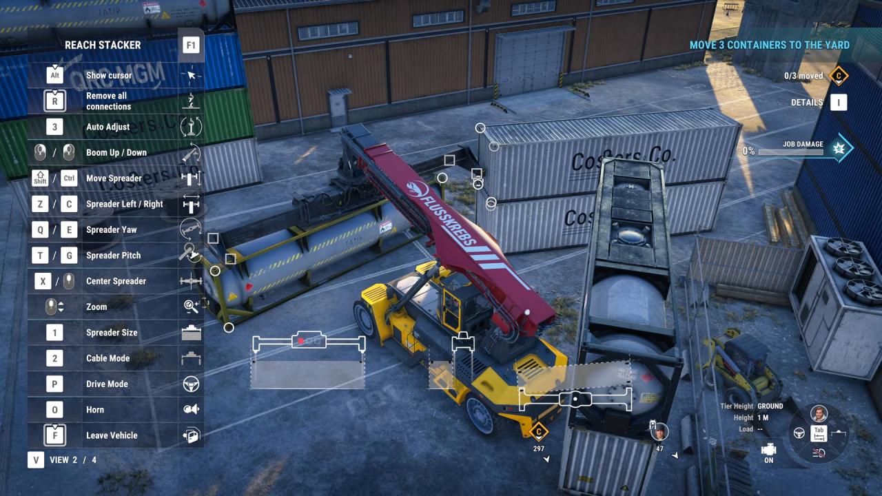 Docked, Review, PC, Port Equipment, Reach Truck, Gameplay, Screenshot, NoobFeed