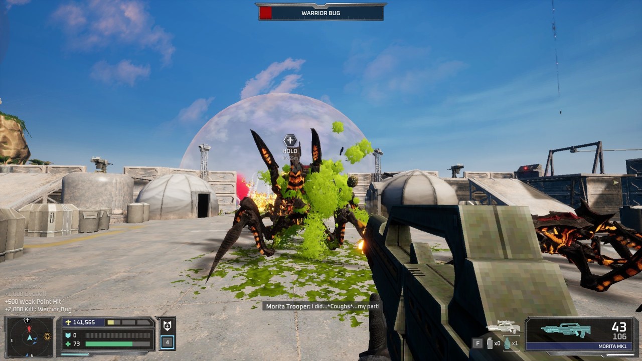 Starship Troopers: Ultimate Bug War!, Auroch Digital, Combat, Samantha Dietz, Gameplay, Starship Troopers, Review, NoobFeed