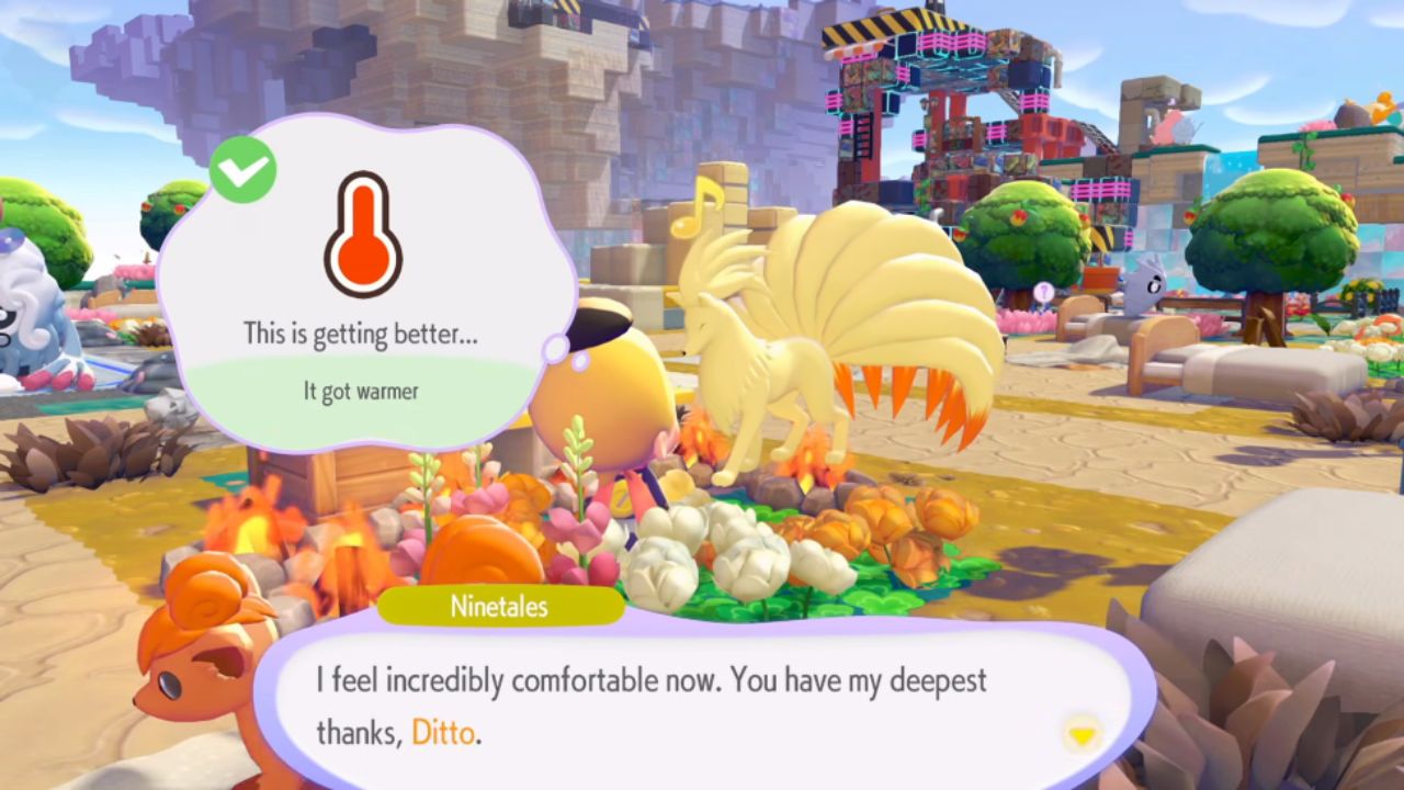Pokemon Pokopia, PC, Gameplay, How To Make Habitats Warmer-3, Screenshot, NoobFeed