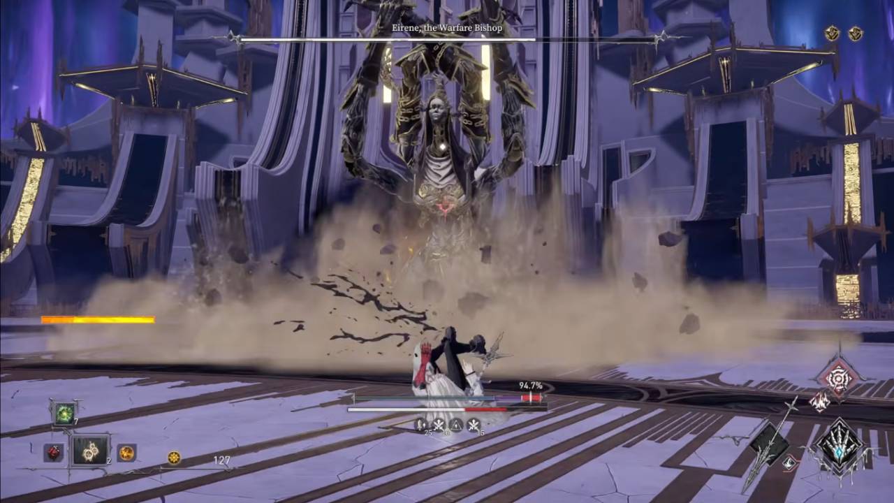 AI LIMIT: Eirene’s Furnace of War, PC, Gameplay, How to Beat Eirene, the Warfare Bishop, Screenshot, NoobFeed