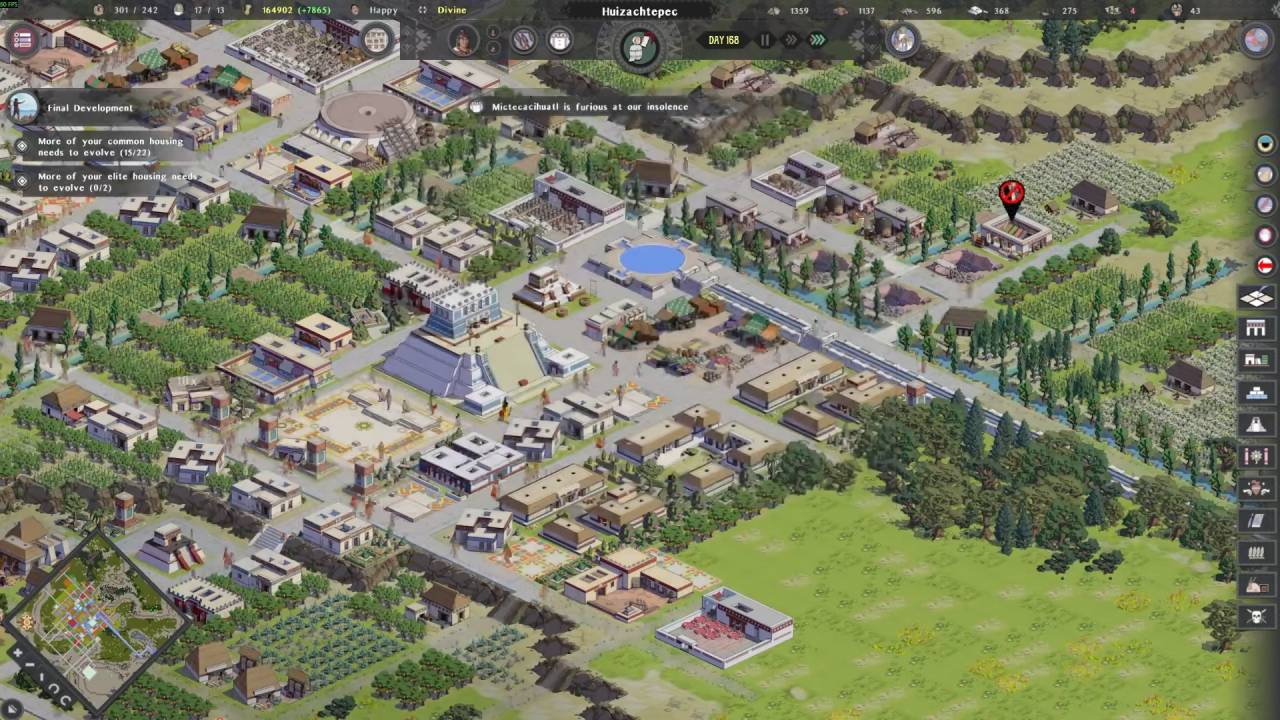 Tlatoani: Aztec Cities, Review, PC, Gameplay, Sandbox, City Building, RTS Game