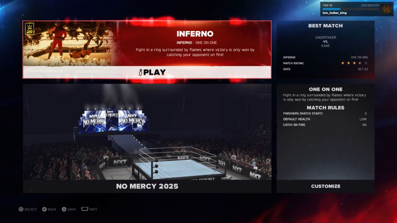 WWE 2K26, Guide, How to Master Inferno Match, PC, Gameplay, Screenshot, NoobFeed