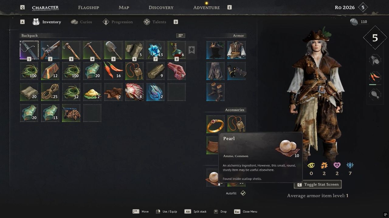 Windrose, Guide, How to Get Pearl, PC, Gameplay, Screenshot, NoobFeed