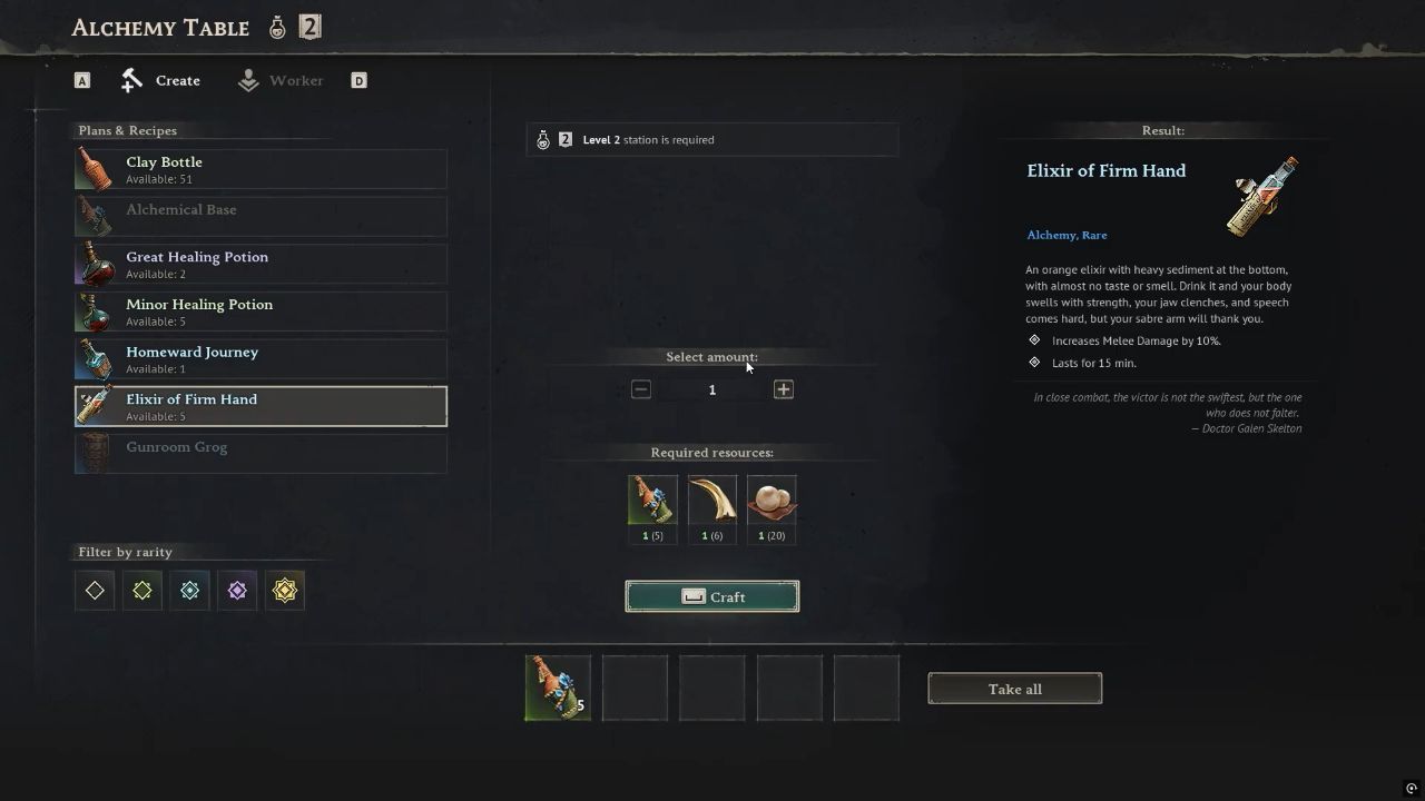 Windrose, Guide, How to Make Potions Buffs, PC, Gameplay, Screenshot, NoobFeed