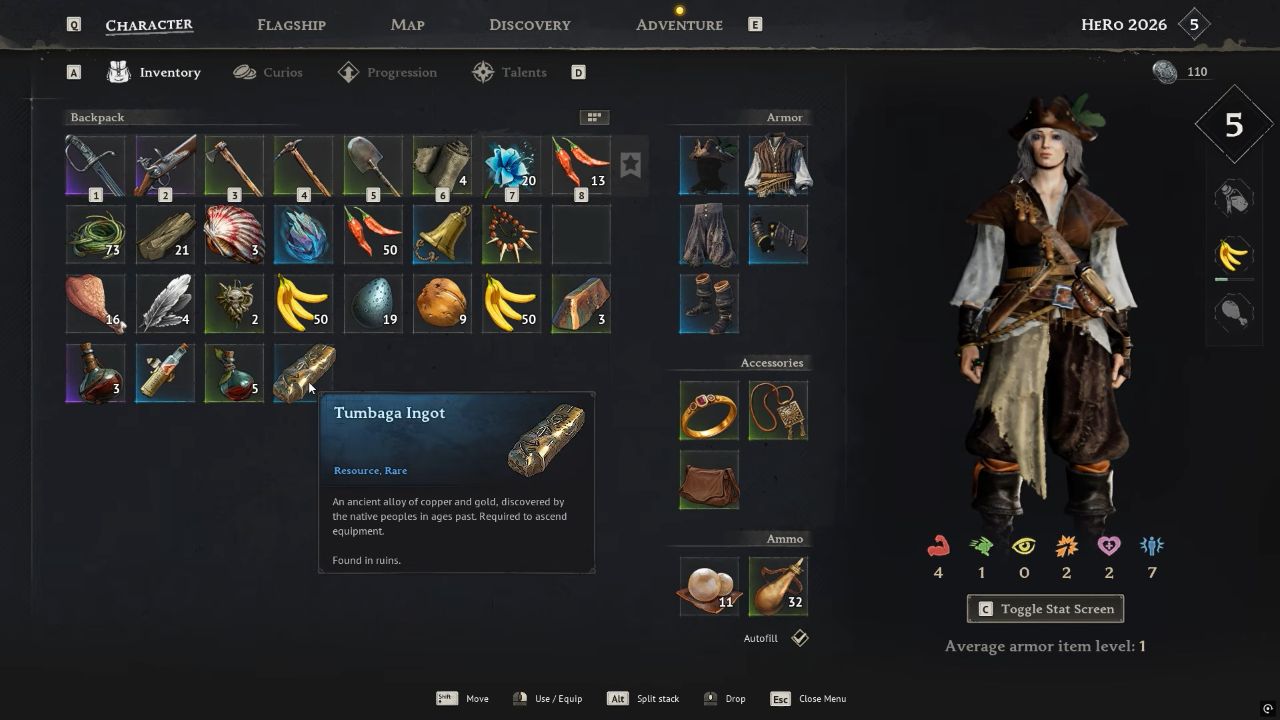 Windrose, Guide, How to Upgrade Weapon Class, PC, Gameplay, Screenshot, NoobFeed