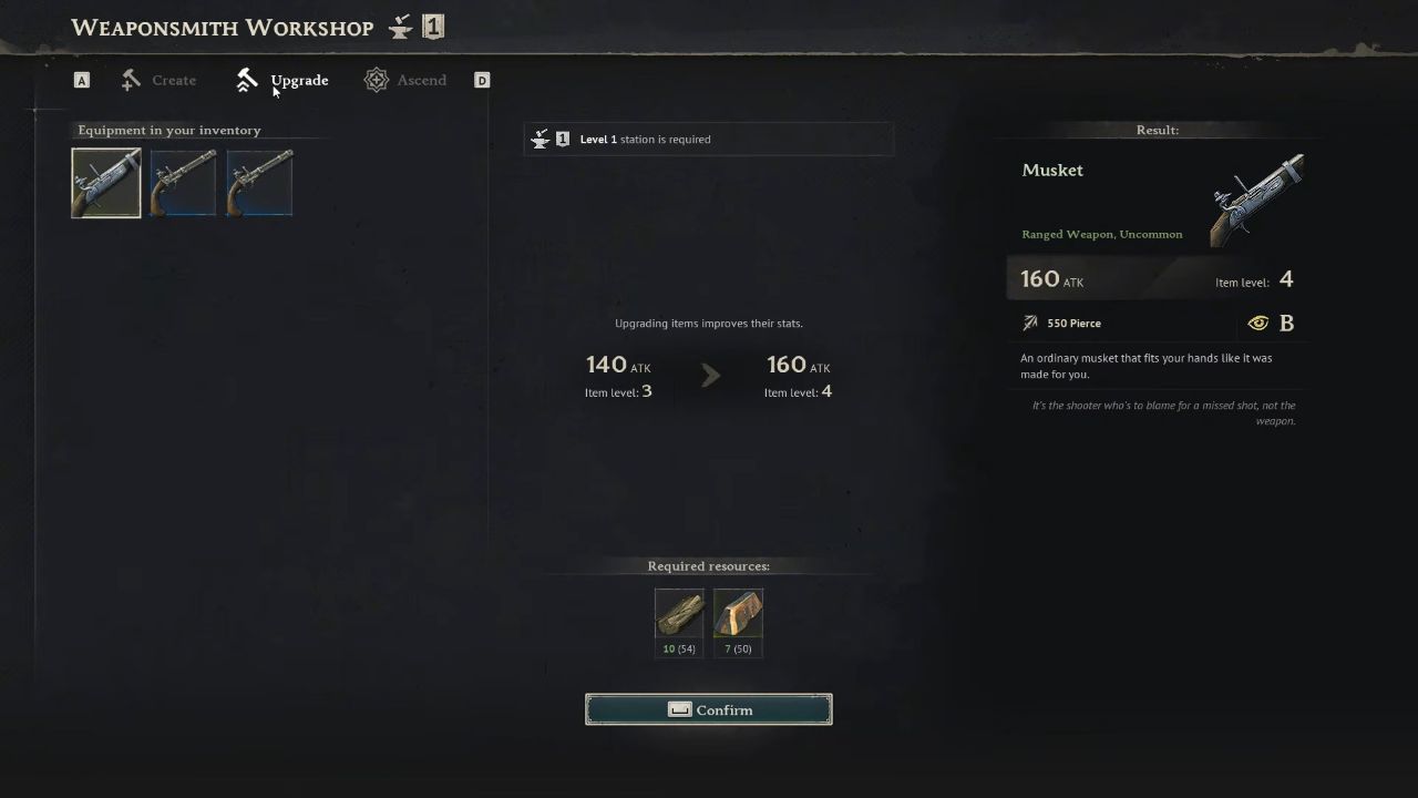 Windrose, Guide, How to Upgrade Weapons, PC, Gameplay, Screenshot, NoobFeed