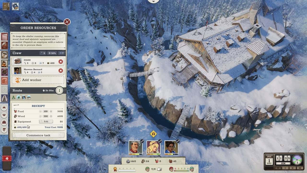 Above the Snow Review, PC, Gameplay, Screenshot, Cozy RTS, Resource Management, Story Rich, Atmospheric