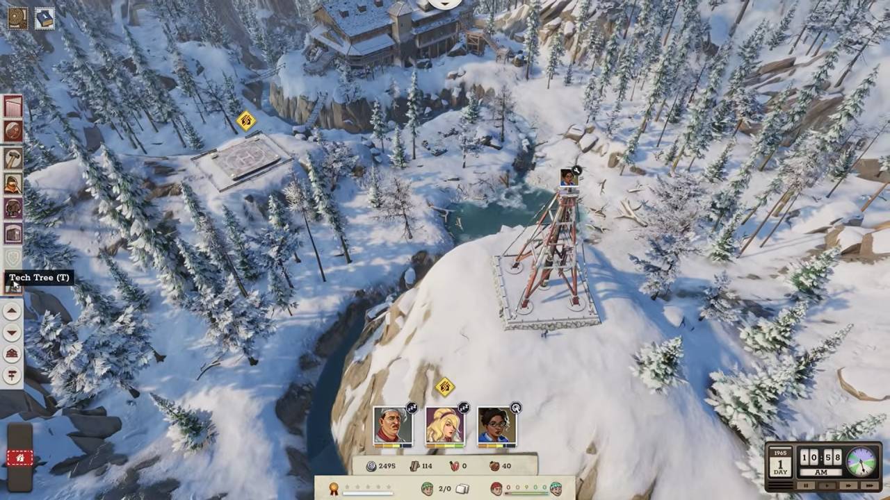 Above the Snow Review, PC, Gameplay, Screenshot, Cozy RTS, Resource Management, Story Rich, Atmospheric