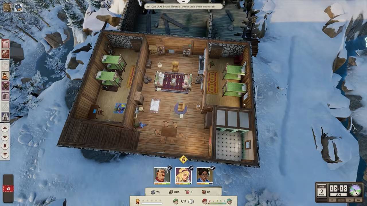 Above the Snow Review, PC, Gameplay, Screenshot, Cozy RTS, Resource Management, Story Rich, Atmospheric