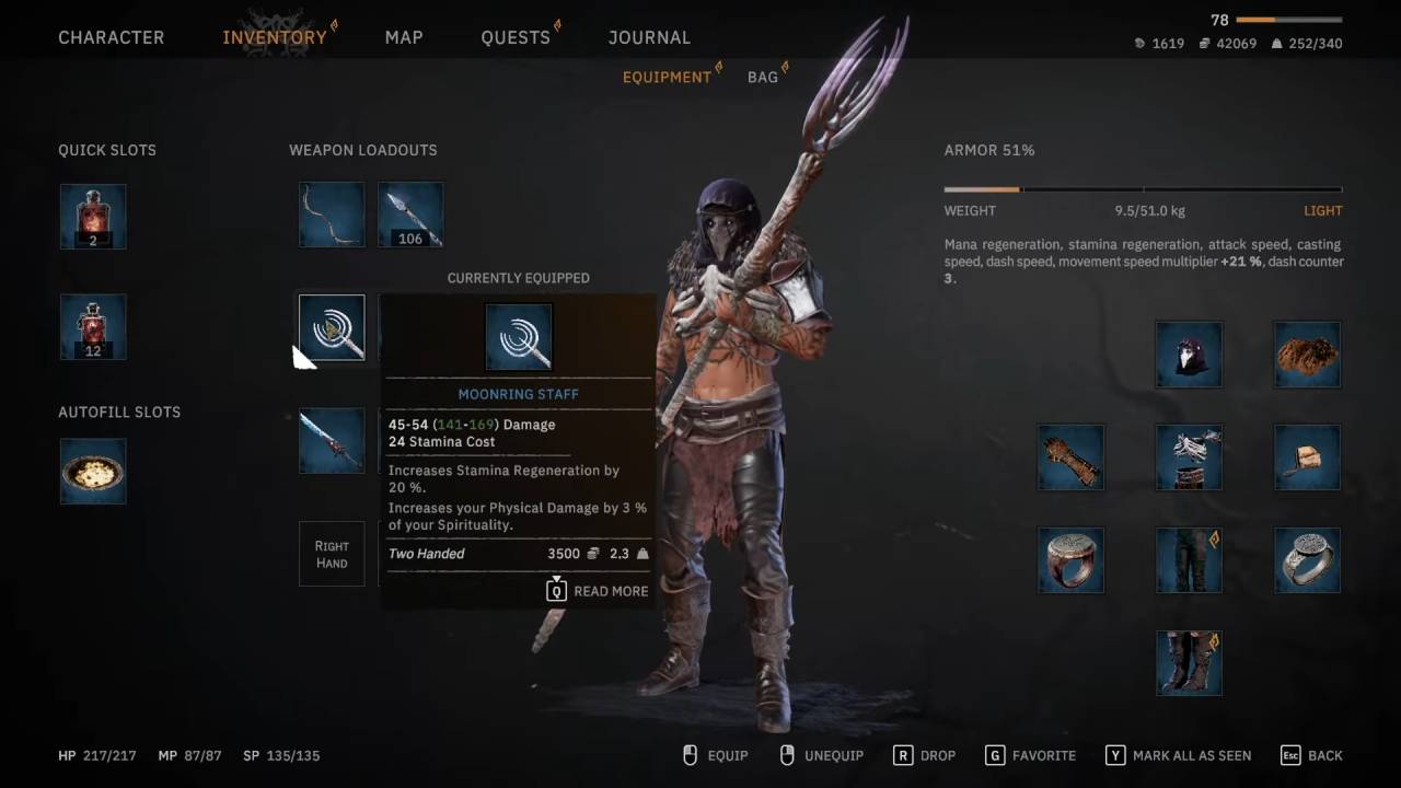 Tainted Grail: The Fall of Avalon, Guide, How to Get The Moonring Staff