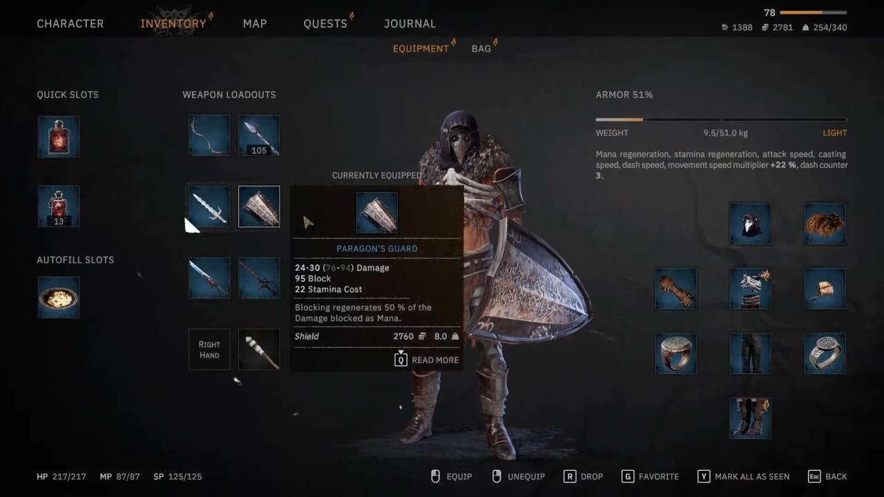 Tainted Grail: The Fall of Avalon, Guide, How to Get The Paragon's Shield