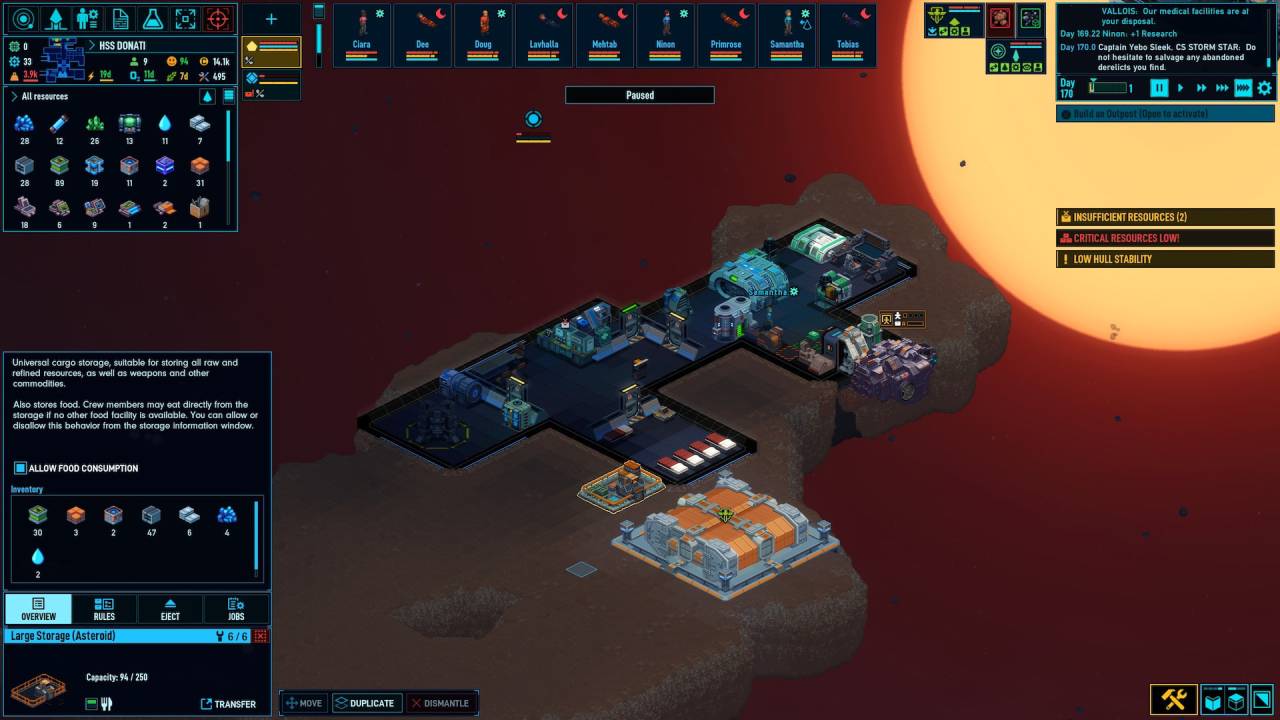 Space Haven, Review, PC, Gameplay, Screenshots, Colony Sim, Base Building, Survival, Strategy, Space