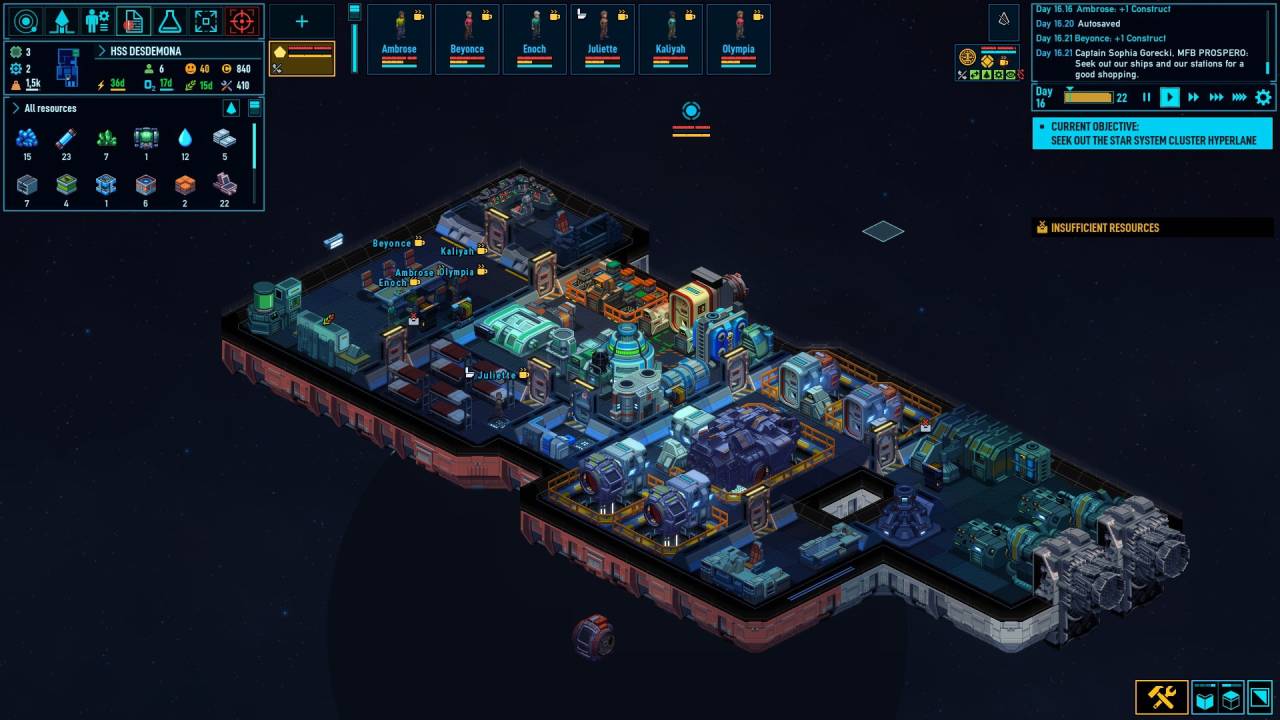 Space Haven, Review, PC, Gameplay, Screenshots, Colony Sim, Base Building, Survival, Strategy, Space