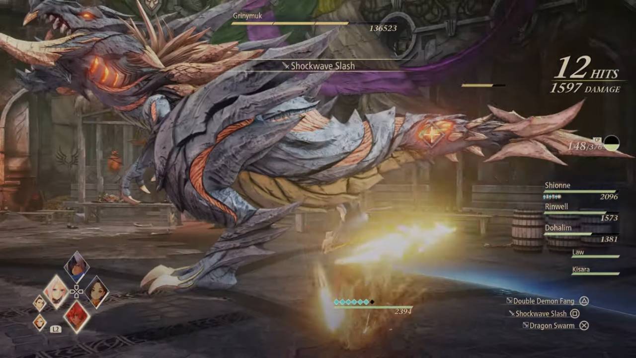 Tales of Arise, Gameplay, Combat, Grigere, Boss Fight, Boss Battle, IN-game, Guide, PC, NoobFeed