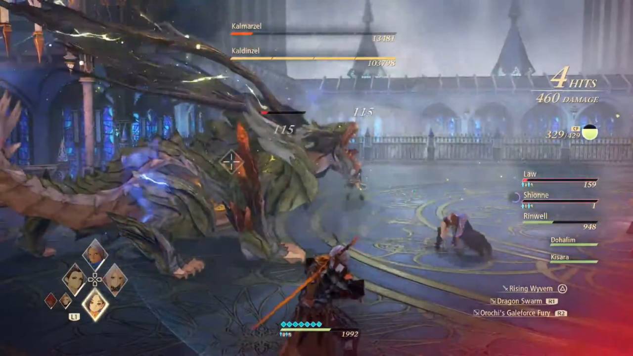 Tales of Arise, Gameplay, Combat, Kalmarzel and Kaldinzel, Boss Fight, Boss Battle, IN-game, Guide, PC, NoobFeed