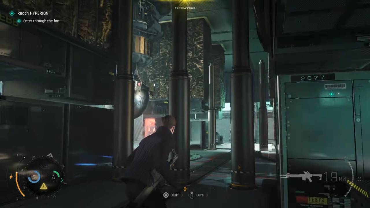 007 First Light, Guide, How to Enter Through the Fan