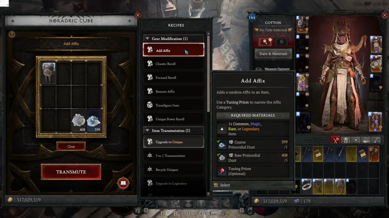 Diablo 4 Lord of Hatred Guide How to Use the Horadric Cube-1