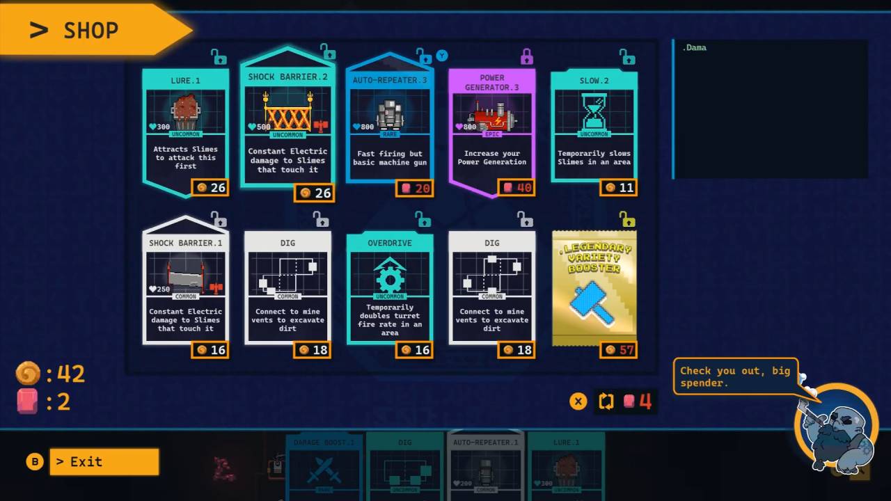 Into the Slimy Mines, Review, PC, Gameplay, Tower Defense, Roguelike, Card Game