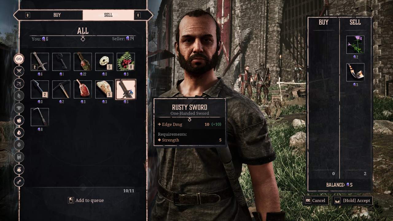 Gothic 1 Remake, Guide, How to Sell Items