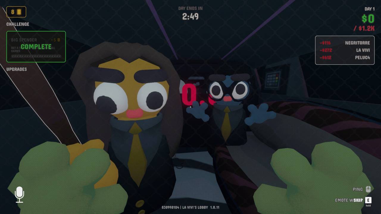 Gamble With Your Friends, Review, PC, Casino Game, Gameplay, Screenshots, Gambling, Online, Co-Op, Comedy