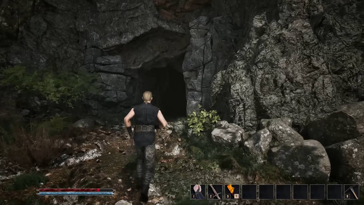 Gothic 1 Remake, Guide, How to Complete Vanisher Warder Quest, PC, Gameplay, Cave Entrance, Nek Location