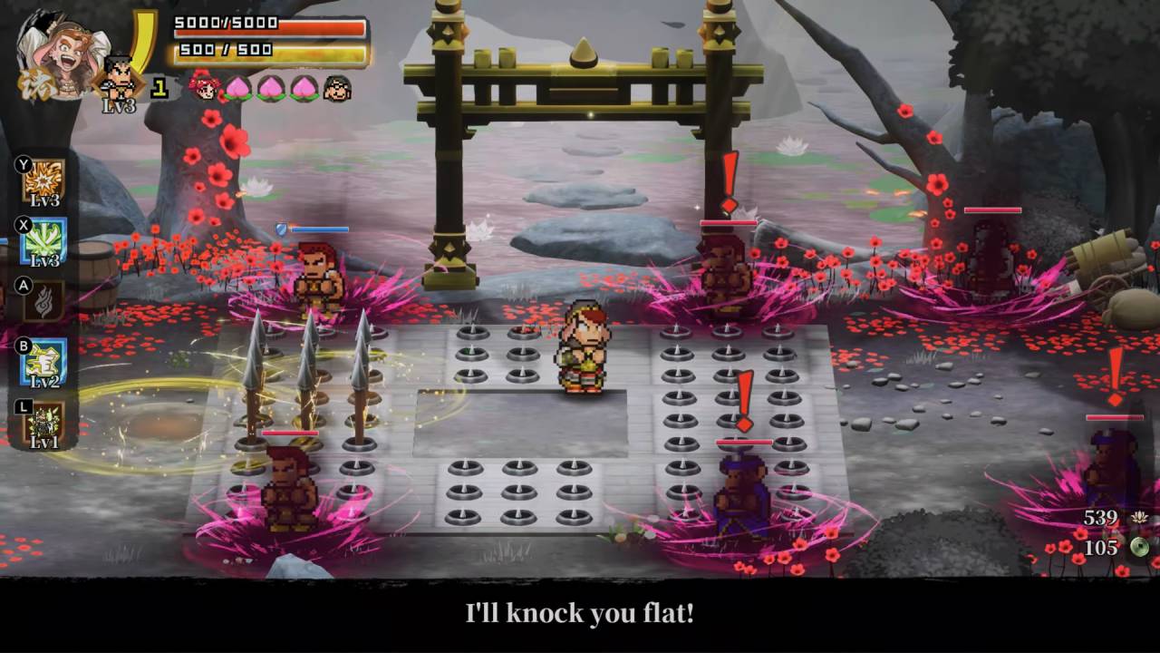 River City Saga: Journey to the West Final Stage Spikes