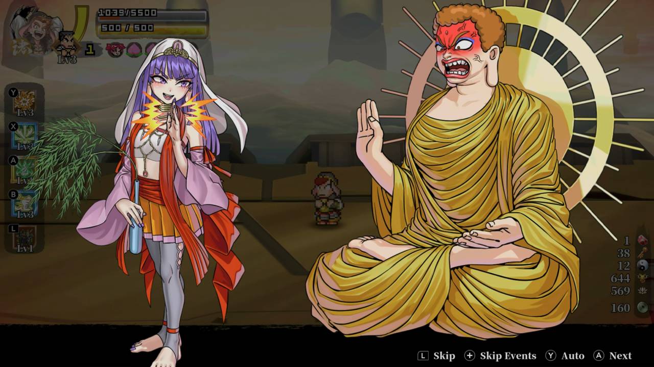 River City Saga: Journey to the West Angry Monk Ending