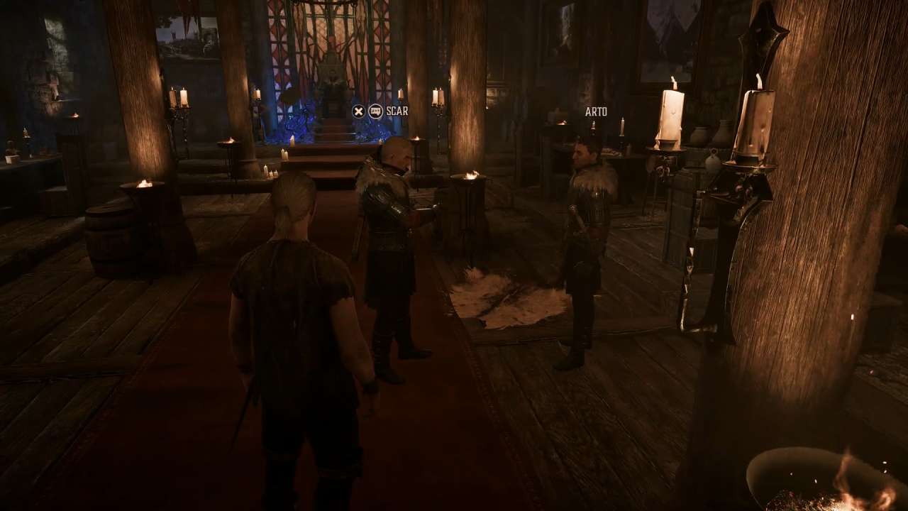 Gothic 1 Remake, Guide, Best One-Handed Sword Location, Scards Sword Palace, Talking to Scar