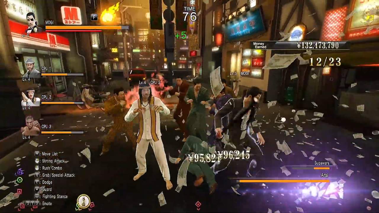 Yakuza 0 Director's Cut, Guide, How to Complete Red Light Raids, Solo Play, CPU Helpers
