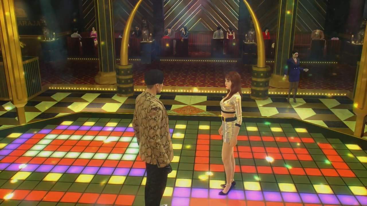 Yakuza 0 Director's Cut Green Swimsuit Background