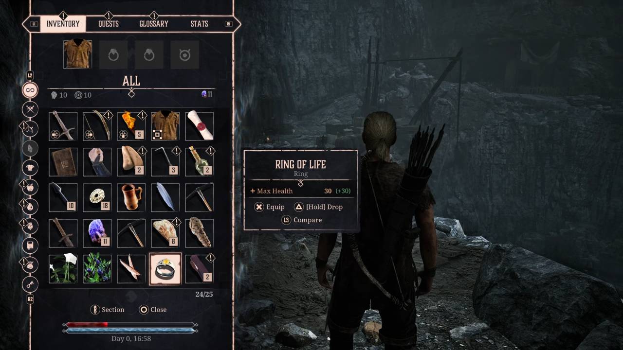 Gothic 1 Remake Guide Ring of Life Stats