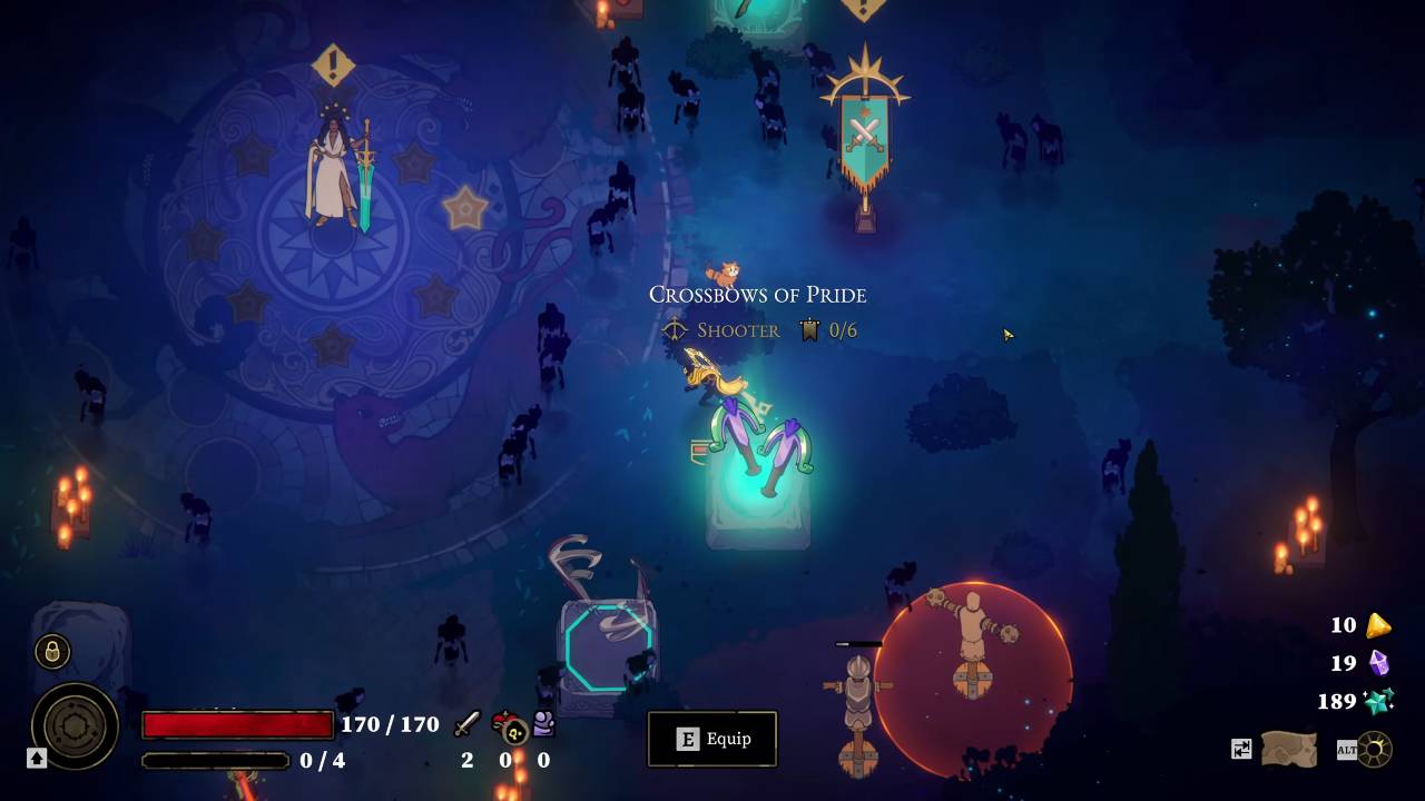 33 Immortals Guide Crosbows of Pride Weapon Selection