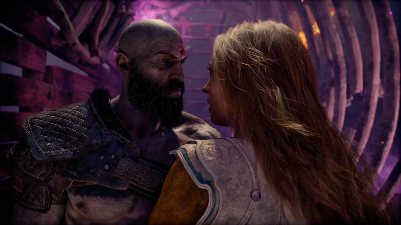 God of War Laufey Faye Kratos Romance