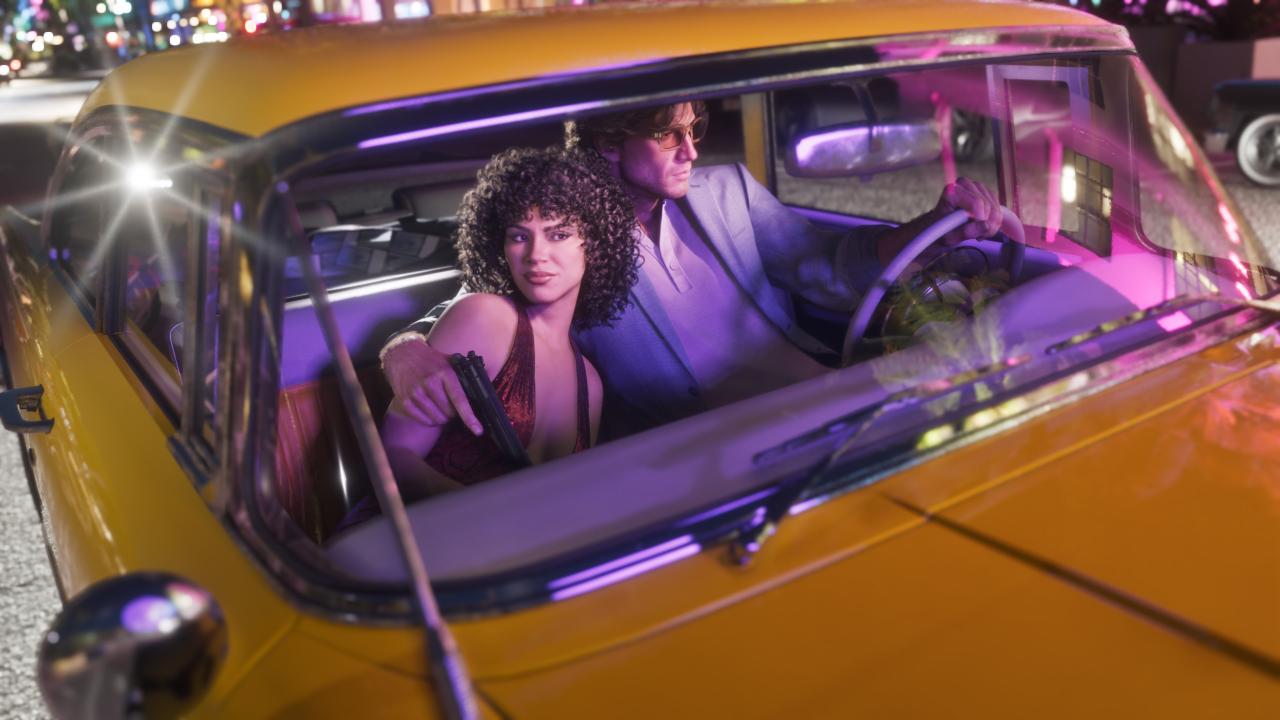 GTA 6 Lucia and Jason driving car