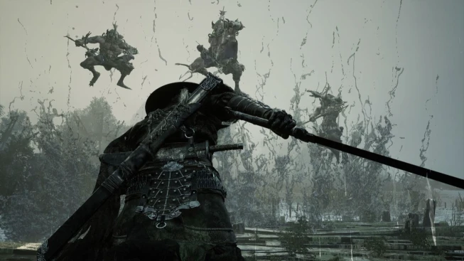 Phantom Blade Zero Samurai infront of three other 