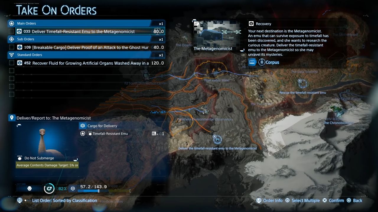 Death Stranding 2: On the Beach, PC, Gameplay, How To Rescue, Timefall Resistant Emu, Screenshot, NoobFeed