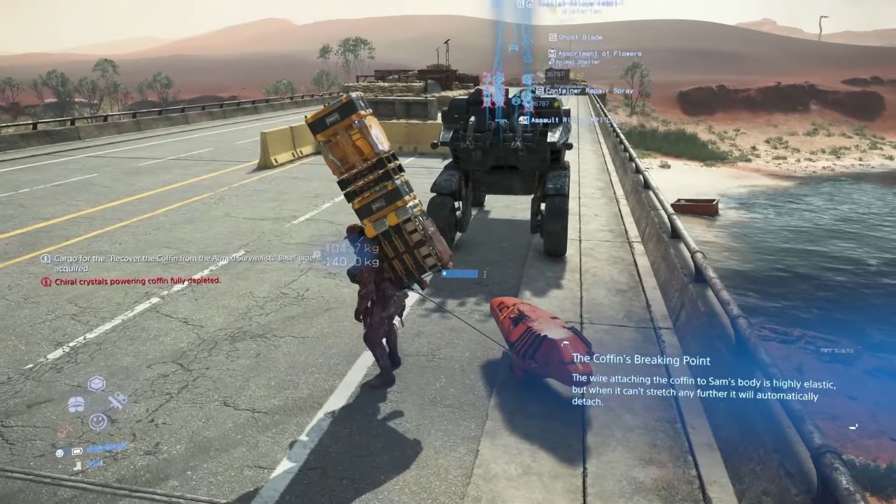 Death Stranding 2: On the Beach, PC, Gameplay, How To Retrieve The Coffin, Screenshot, NoobFeed