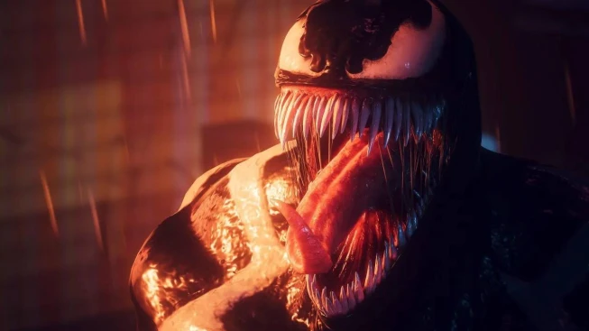 Marvel&rsquo;s Venom Venom with his tongue 