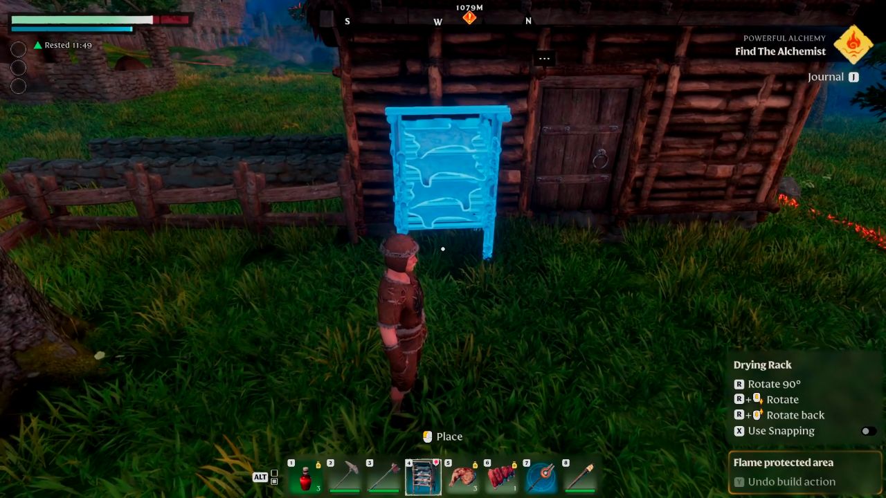 Enshrouded, PC, Gameplay, How To Craft Drying Rack, Screenshot, NoobFeed