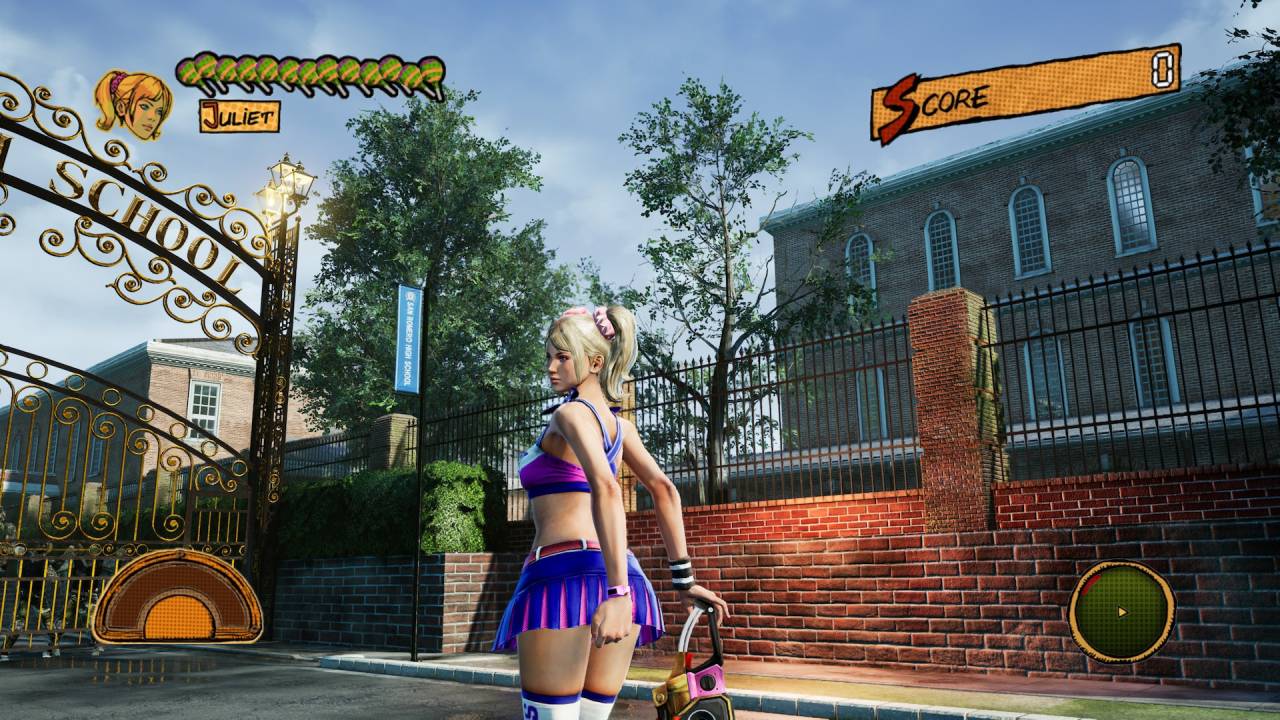 Lollipop Chainsaw, Review, PC, Gameplay, Sexy Female Character, Upskirt