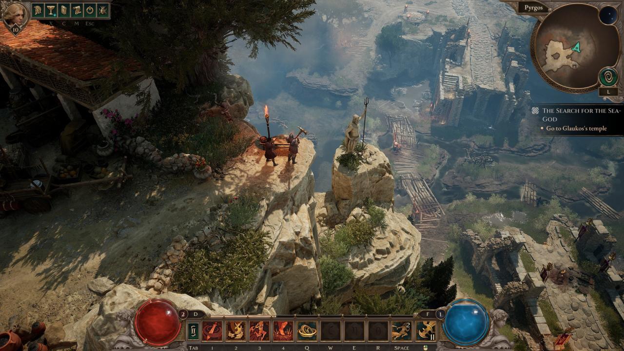Titan Quest II Review, PC, Female Titan, Gameplay, Screenshot, NoobFeed