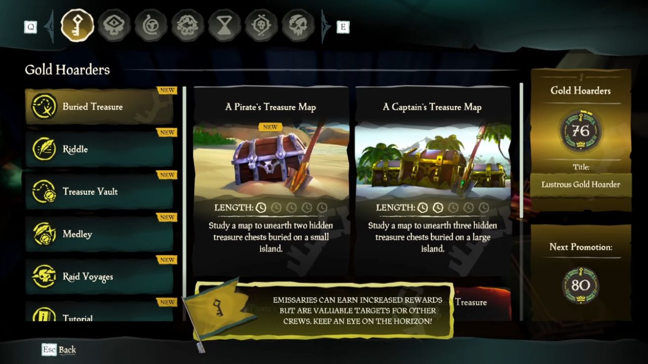 Sea of Thieves, PC, Gameplay, How to Level Up Golden Hoarders, Screenshot, NoobFeed