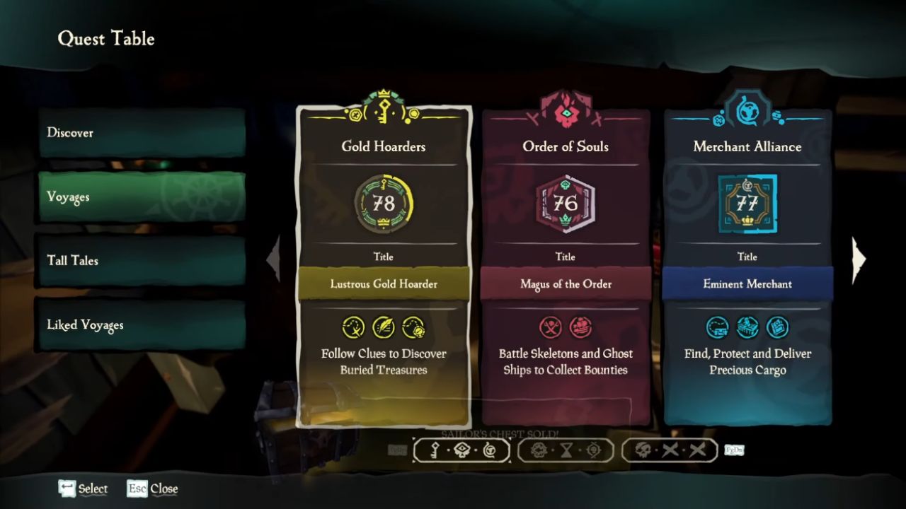 Sea of Thieves, PC, Gameplay, How to Level Up Golden Hoarders, Screenshot, NoobFeed