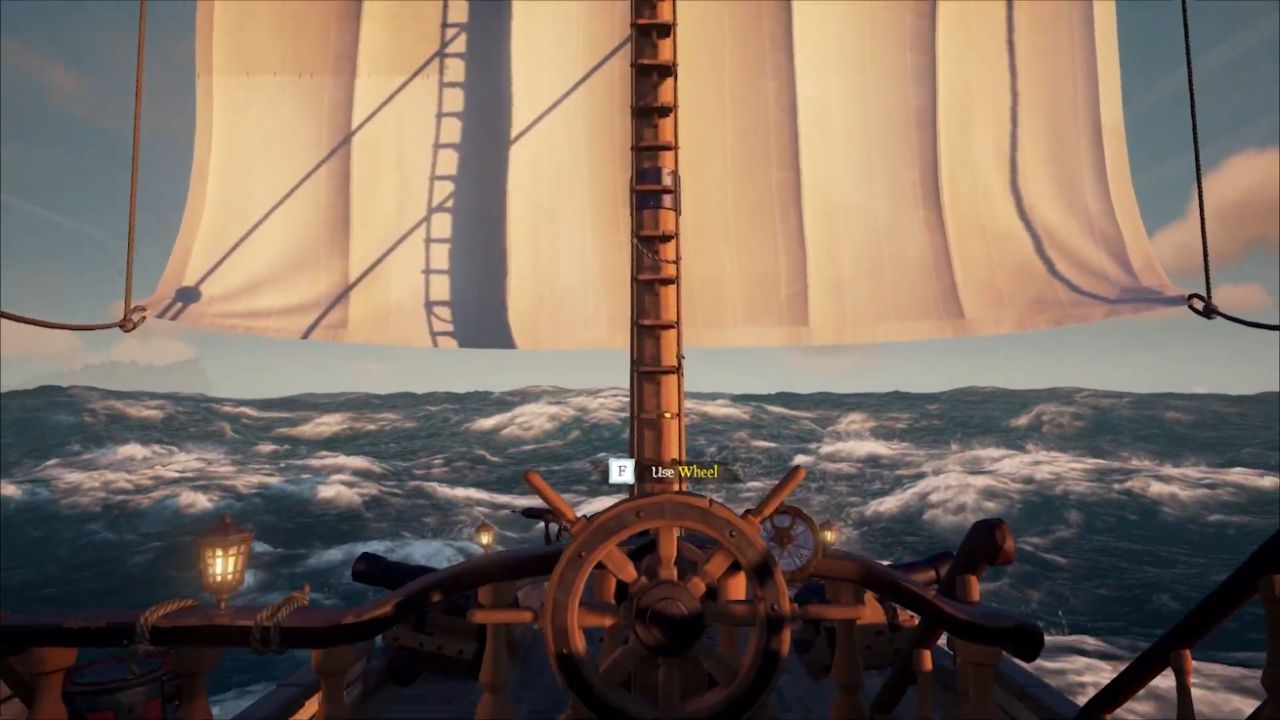 Sea of Thieves, PC, Gameplay, How to Use the Sloop, Screenshot, NoobFeed