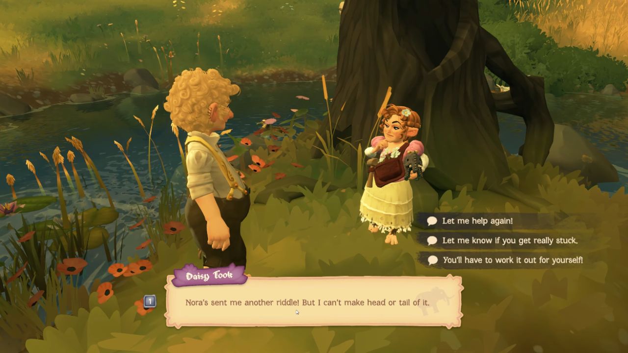 Tales of the Shire, PC, Gameplay, Daisy Took's Riddles & Solutions, Screenshot, NoobFeed